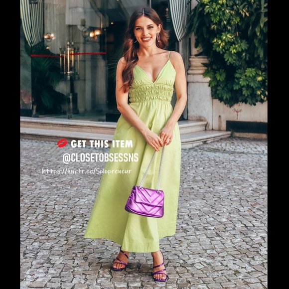 ZARA A-Line Midi Dress* - Picture 4 of 16